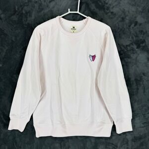 Stanley Quencher Love Tumbler Graphic Crewneck Sweatshirt Light Pink Large